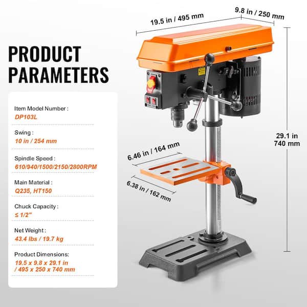 Drill Press Accessories Craftsman Benchtop Drill Press Metzger