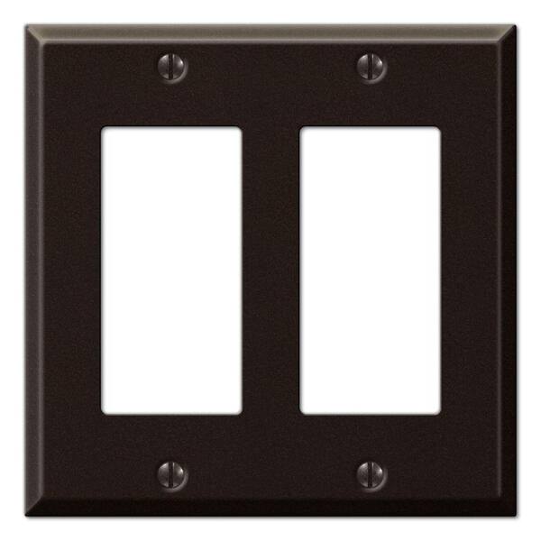 Creative Accents Bronze 2-Gang Wall Plate