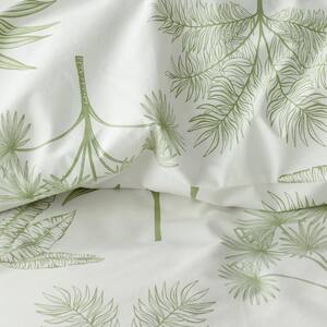Company Cotton Tulum Forest Botanical Cotton Percale Duvet Cover