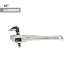 14 in. Aluminum Offset Pipe Wrench