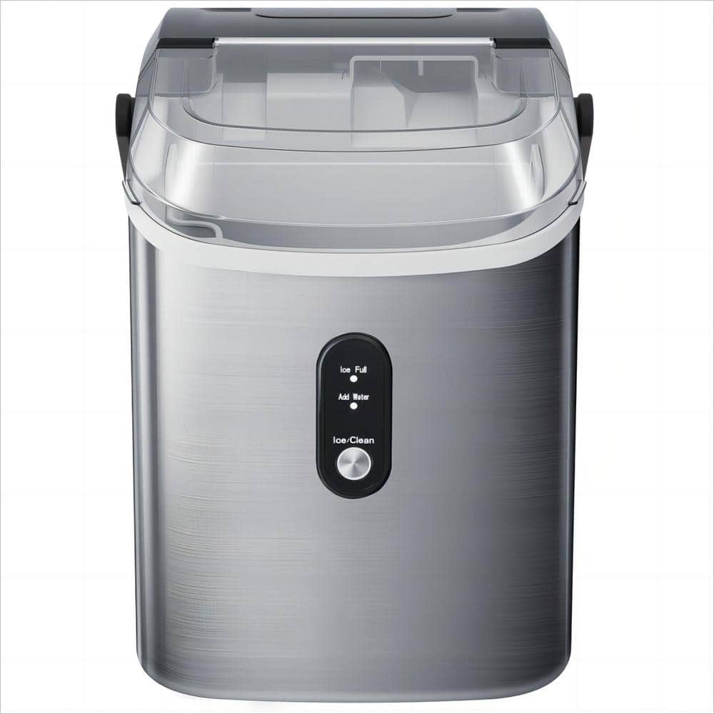 COWSAR 8.66 in. 33 lbs. Nugget Countertop Portable Ice Maker with Soft