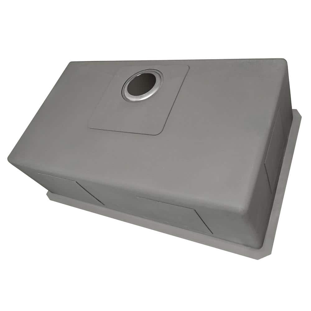 Gravena 35-Inch Stainless Steel Single Bowl Undermount Kitchen Sink