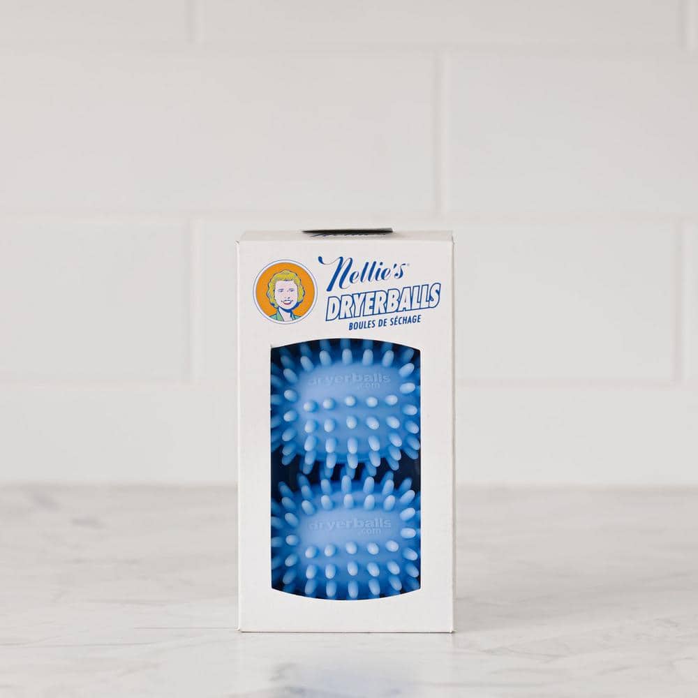 Nellie's Blue Sustainable Laundry Dryer Balls 2 Pack