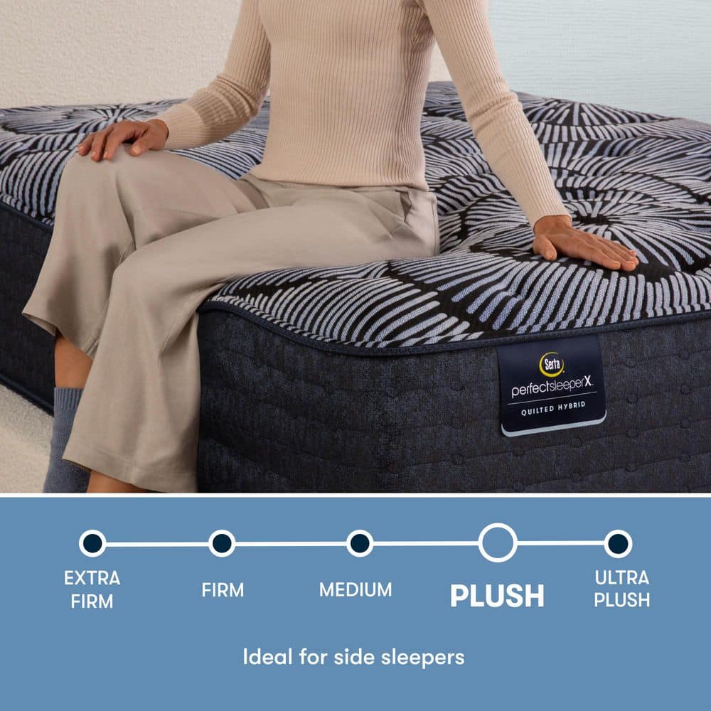 Queen Black Gel Memory Foam Hybrid Mattress with Adjustable Bed