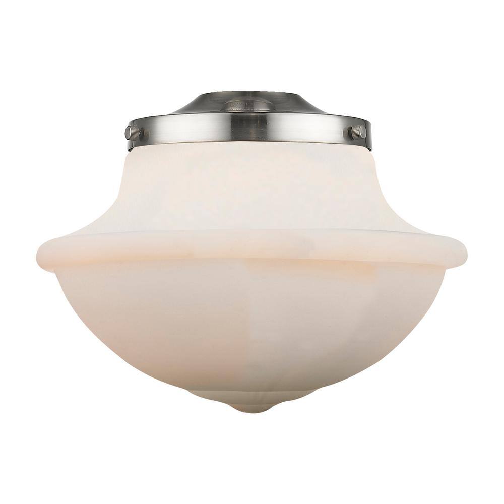 Polished Chrome Mini Pendant with Matte White Glass Shade