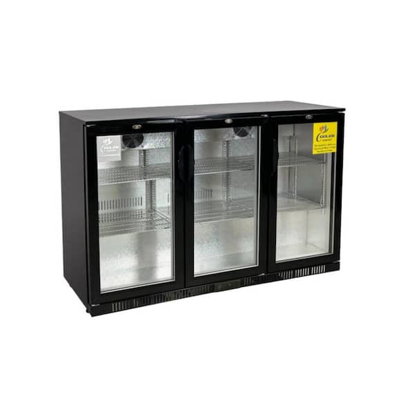 Cooler Depot 36in.W 18cu.ft Slim Fridge Commercial upright glass door  Refrigerator Drinks Cooler in Black CD-36R - The Home Depot