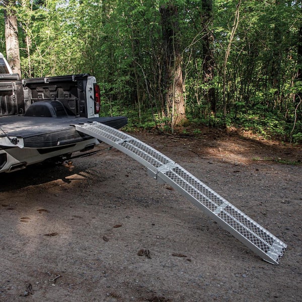 YuTrax 89 in. Aluminum XL Folding Arch Ramp TX106 - The Home