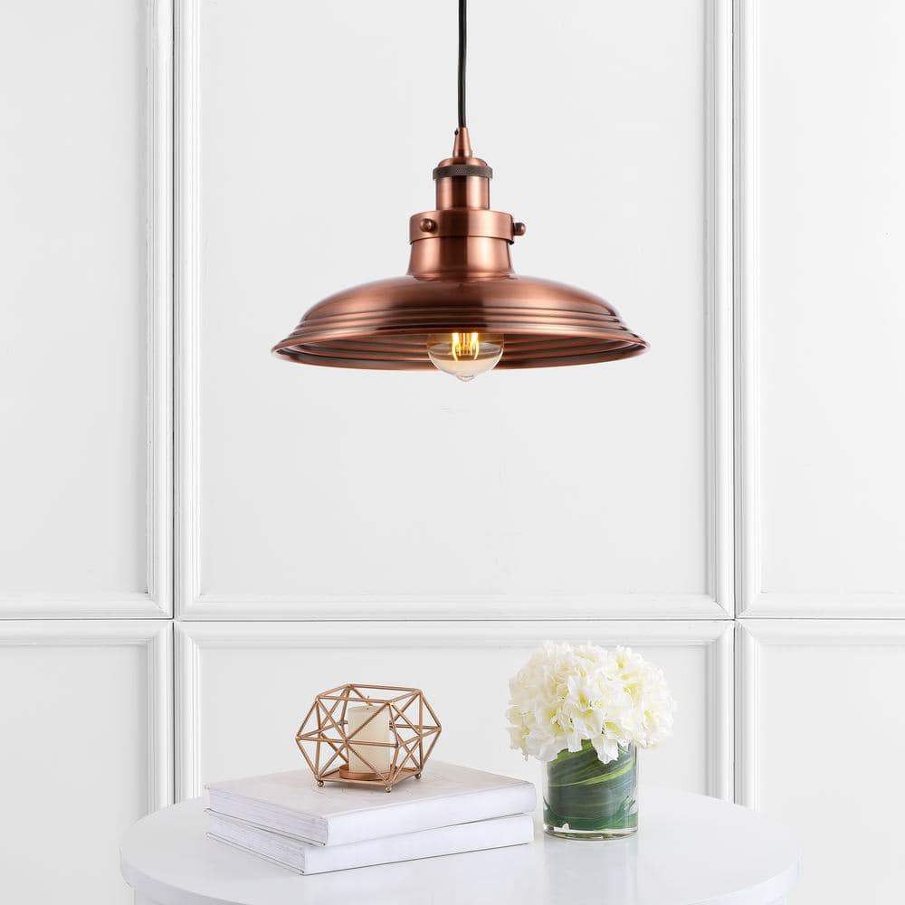 Bedford 11" Copper Industrial LED Pendant Light