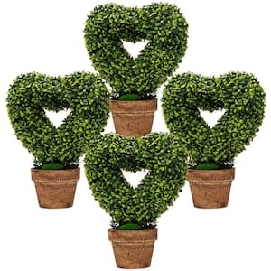 4 Packs Artificial Plants Artificial Potted Plants Mini Fake Potted Plants