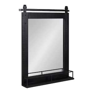 Cates 31.00 in. H x 24.00 in. W Rectangle Wood Framed Black Mirror