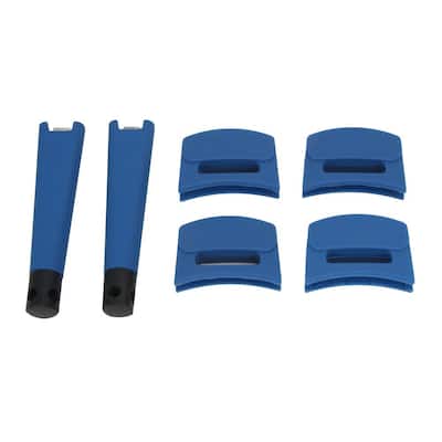 Noir 7-Piece Silicone Handle Pack for Cookware Set Royal Blue