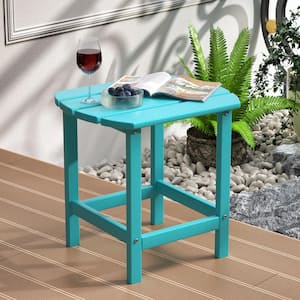 Adirondack Side Table Outdoor End Tables HDPE Humidity-Proof for Deck, Lawn, Garden, Porch, Backyard End Table