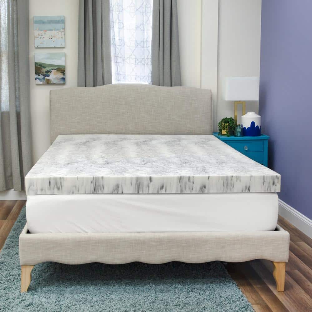 SensorPEDIC Mattress Toppers 4 in. Medium No Pocket Memory Foam King