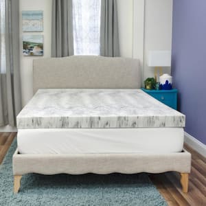 Mattress Toppers 4 in. Medium No Pocket Memory Foam California King Mattress Topper