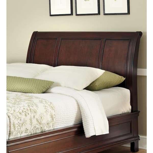 Homestyles Lafayette Cherry King, California King Size Headboard And Frame
