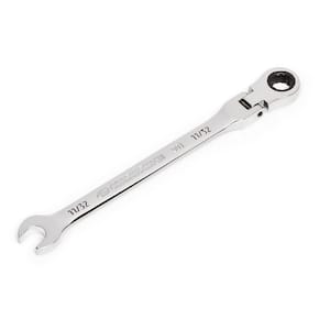 11/32 in. SAE 90-Tooth Flex Head Combination Ratcheting Wrench