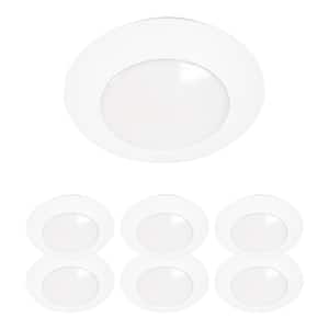 HLCE 6 in. 3000K Integrated LED Recessed Light Trim (6-Pack), Title 20 Compliant