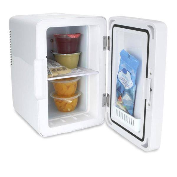 personal chiller mini fridge mirror