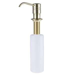 Modern Soap Dispenser in Brushed Brass