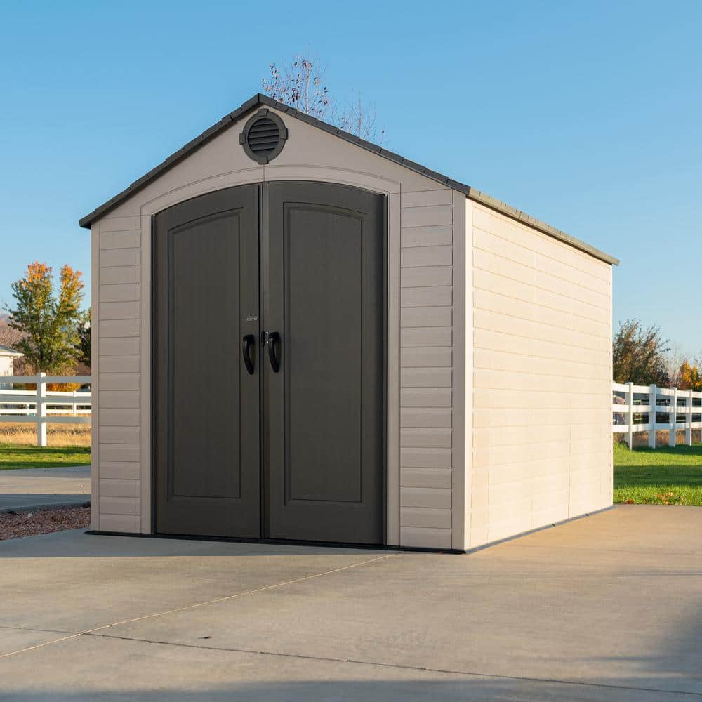 UPC 081483826790 product image for 8 ft. W x 10 ft. D Resin Outdoor Storage Shed 71.7 sq. ft. | upcitemdb.com