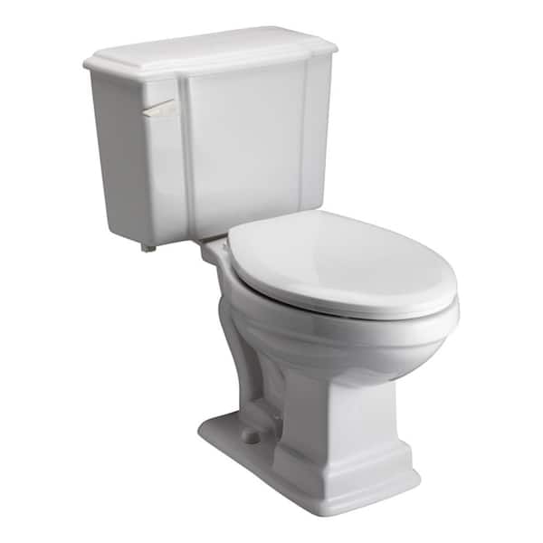 Pegasus Constitution 2-Piece Elongated Toilet in White-DISCONTINUED
