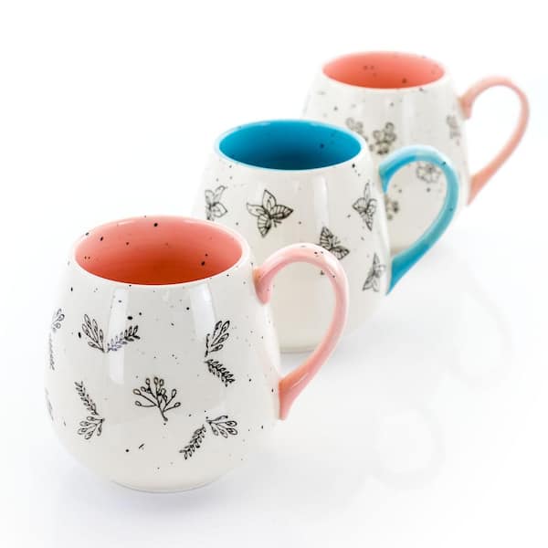 Meritage 20 oz. Assorted Stoneware Mug (Set of 3)