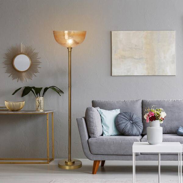 West elm best sale gold floor lamp