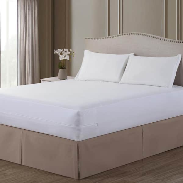 Mattress Guard Polyester Allergy Relief  Zippered King Mattress Protector