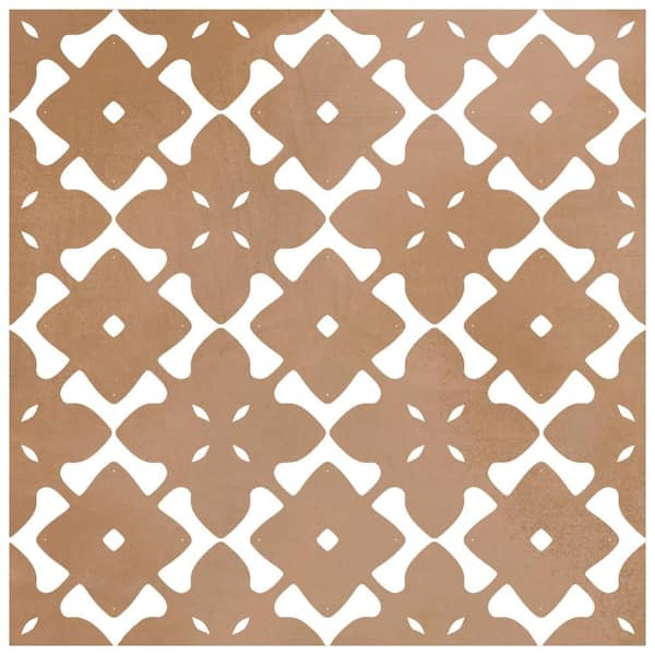 Merola Tile Bari Fortuna Terra 13 in. x 13 in. Porcelain Floor and Wall Take Home Tile Sample