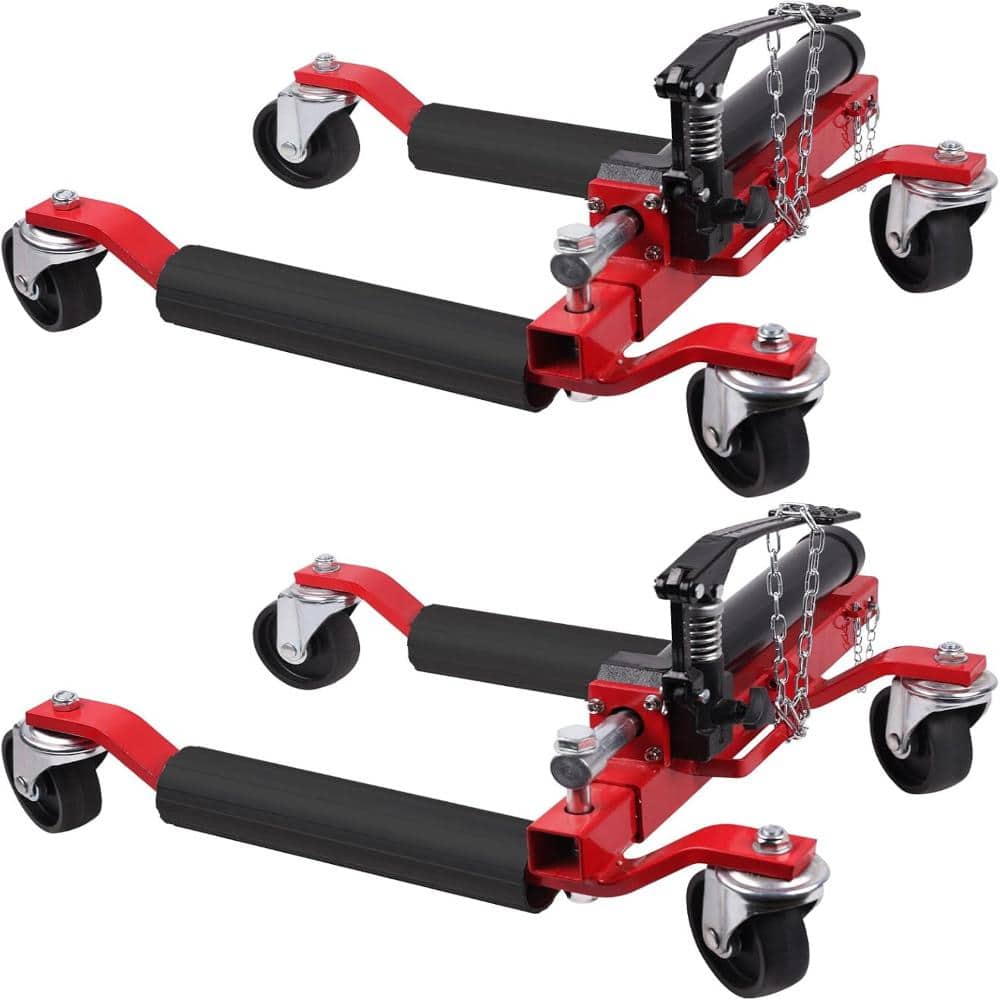 2 Pcs Car Wheel Dolly with Hydraulic Tire Jack, 3000 LBS Total Capacity Trailer Dolly for Vehicle Positioning price history on PriceWatchPro
