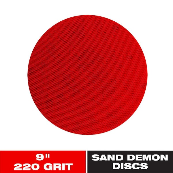 9 in. 220-Grit Sand Demon Disc for Drywall Sander
