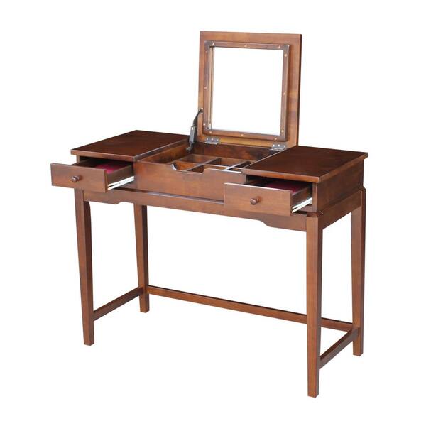 International Concepts 2 Piece Espresso Lift Top Vanity Set K Be581 Dt The Home Depot International Concepts 2 Piece Espresso, Espresso Wood Vanity Set
