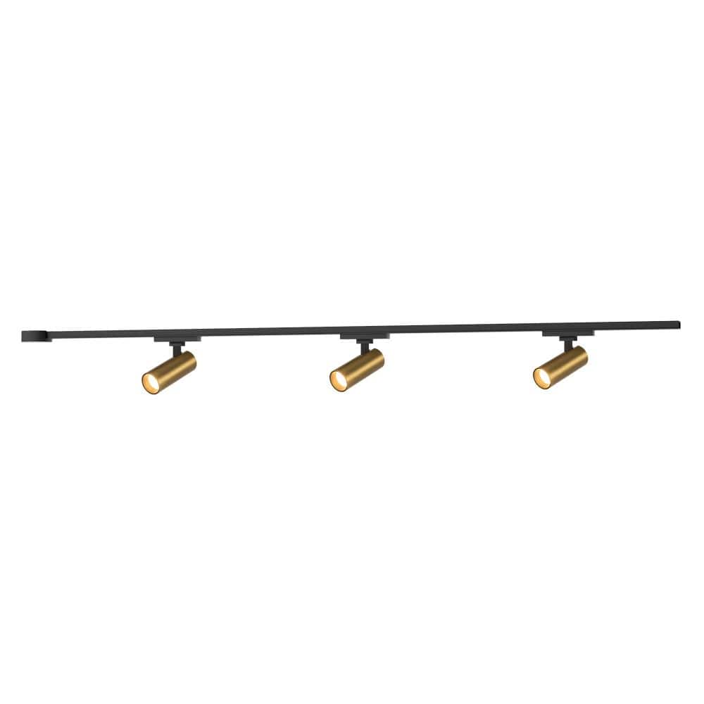 Paolo 3 Light (2-in) Brushed Gold dimmable 4000K LED Trilo Track Ceiling Kit price history on PriceWatchPro