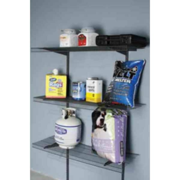 Tough Stuff 20 in. Gray Shelf Bracket for Wire Shelving