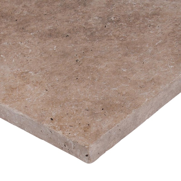MSI Mediterranean Walnut 2 cm. x 16 in. x 16 in. Tumbled Travertine Paver Tile (1.78 sq. ft.)