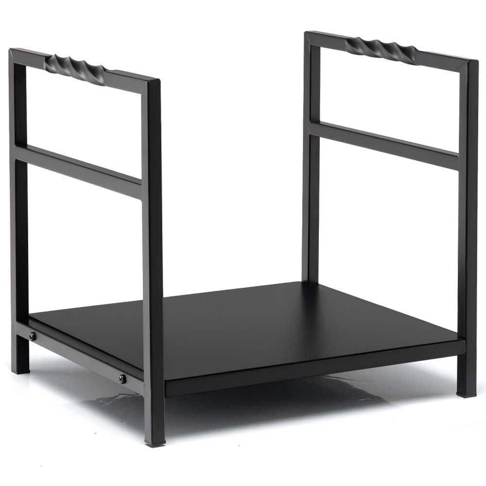 Clihome 16 in. Heavy Duty Firewood Rack, 110 lbs. Capacity, Elevated ...