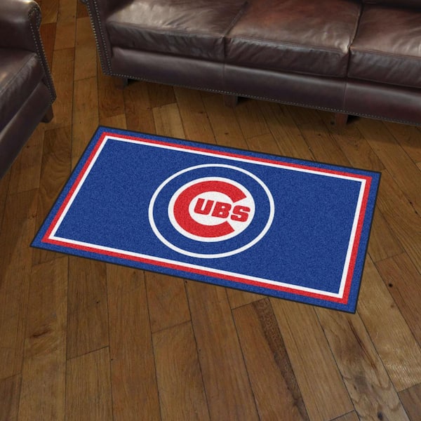 MLB - Chicago Cubs 3 ft. x 5 ft. Ultra Plush Area Rug