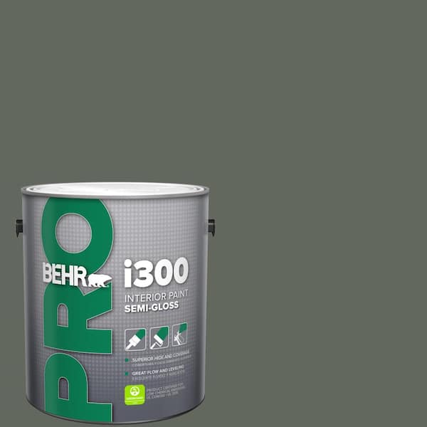BEHR PRO 1 gal. #710F-6 Painted Turtle Semi-Gloss Interior Paint