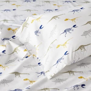 Company Kids™ Dinosaur Fossils Multicolored Organic Cotton Percale Comforter Set