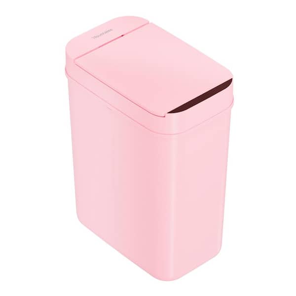 3 Gal. / 10 Liter Pink Sensor Bathroom Trash Can