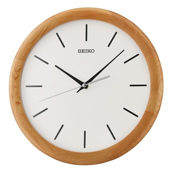 Seiko 12 in. Suzo Wall Clock with Markers