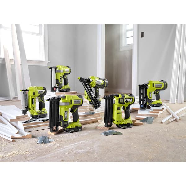 RYOBI ONE+ HP 18V 18-Gauge Brushless Cordless AirStrike Brad 