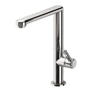 EURO Single Handle Standard Kitchen Faucet in Chrome