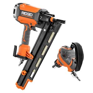 Pneumatic 21-Degree 3-1/2 in. Round-Head Framing Nailer and 3-1/2 in. Full-Size Palm Nailer