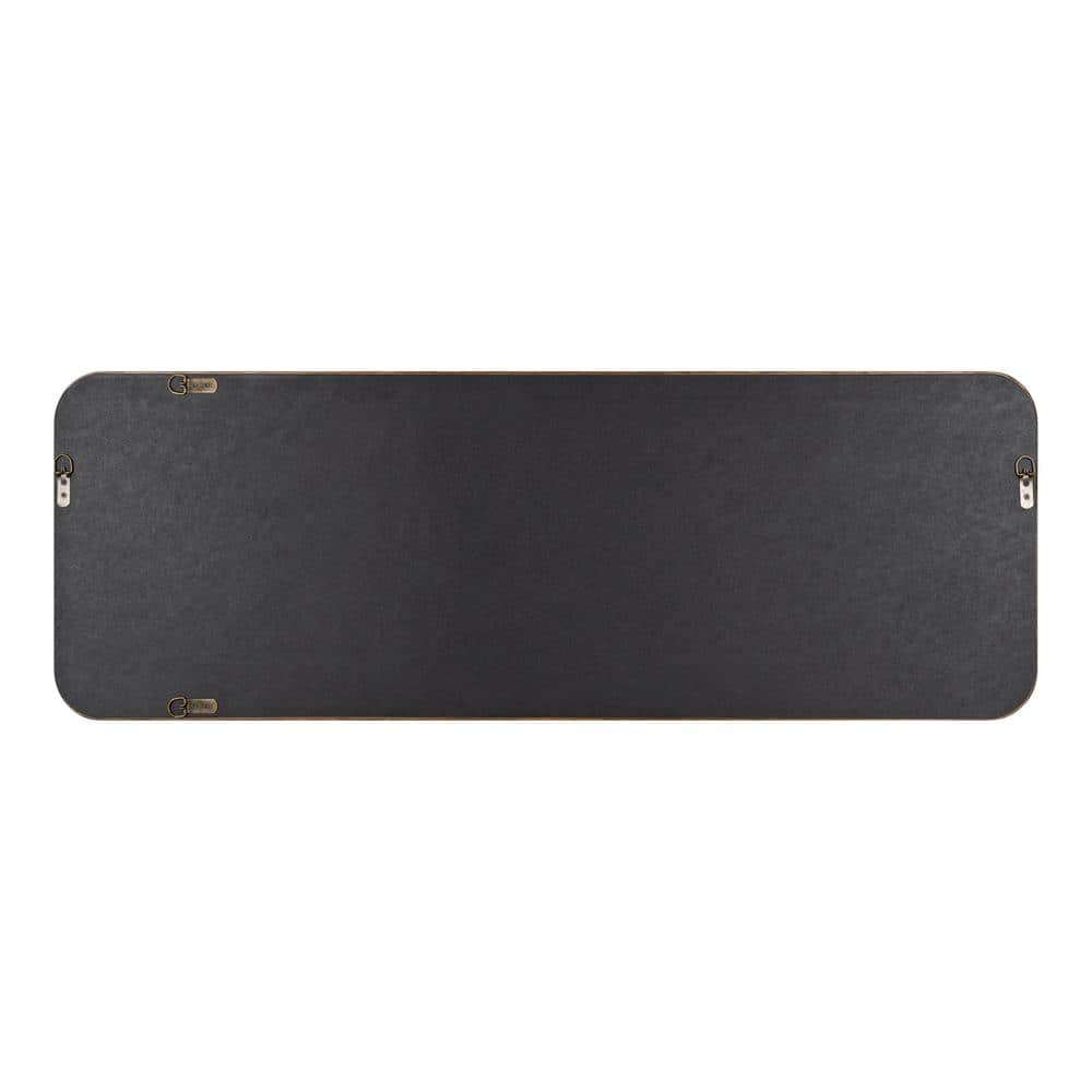 Walnut Brown Full Length Rectangular Wood Wall Mirror