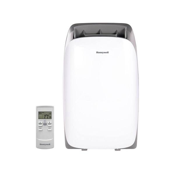Honeywell HL Series 10,000 BTU, 115-Volt Portable Air Conditioner with Dehumidifier and Remote Control in White and Gray
