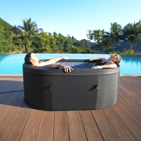 EZLIFE Serenity 2-Person 90-Aqua Jets, 110-Volt, Oval Foam