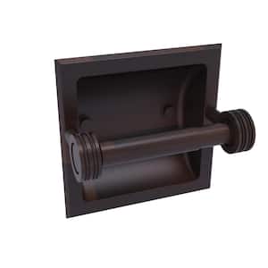 Continental Recessed Toilet Tissue Holder with Dotted Accents in Venetian Bronze