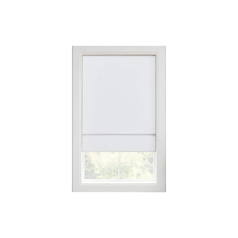 Kylie White Cordless 100% Blackout Polyester Roman Shade 23 in. W x 64 in. L price history on PriceWatchPro