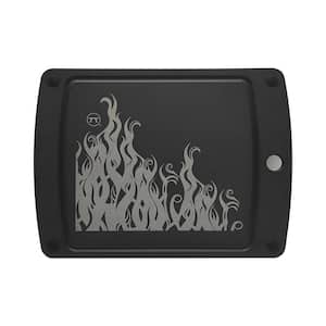 Black Paper Fiber Flame Grill Board